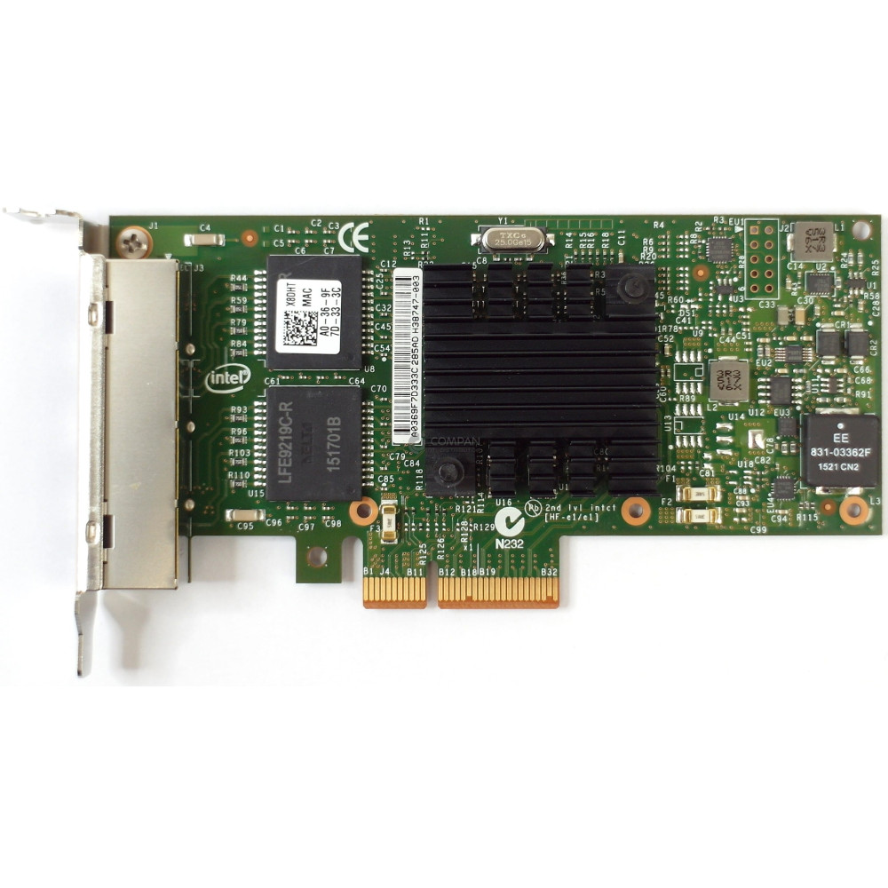 X8DHT LP DELL I350-T4 QUAD PORT 1GB NETWORK INTERFACE ADAPTER LOW PROFILE